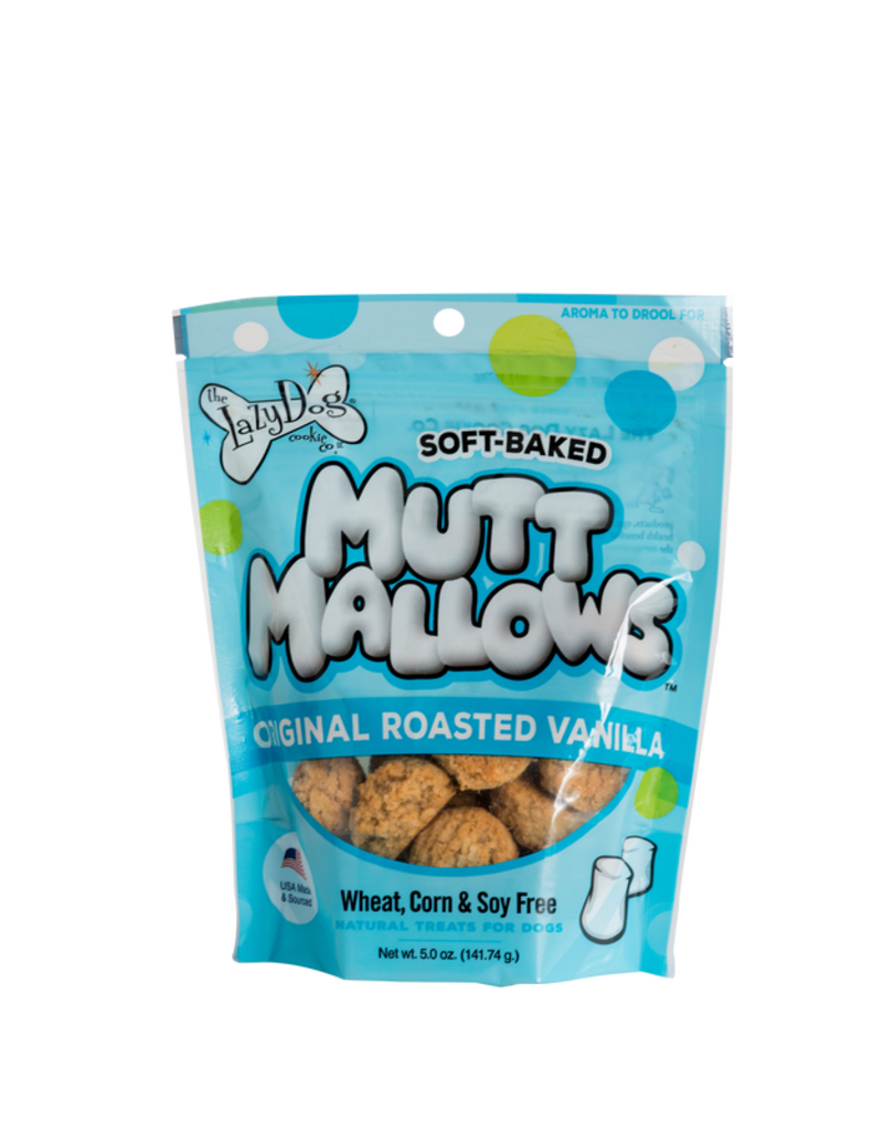 Lazy Dog Cookie Co. Lazy Dog Soft Baked Dog Treats | Mutt Mallows Original Roasted Vanilla 5 oz single