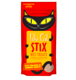 Tiki Cat Tiki Cat Silky Smooth Mousse Stix Salmon 3 oz single