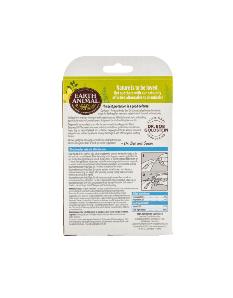 Earth Animal Earth Animal Nature's Protection Herbal Flea & Tick Spot On Medium