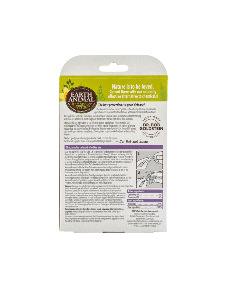 Earth Animal Earth Animal Nature's Protection Herbal Flea & Tick Spot On Large