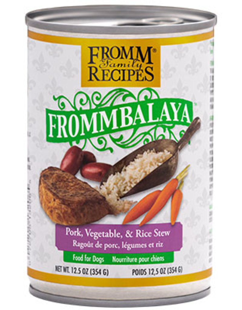 Fromm Fromm Canned Dog Food Frommbalaya Stew | Pork Vegetable & Rice 12.5 oz CASE