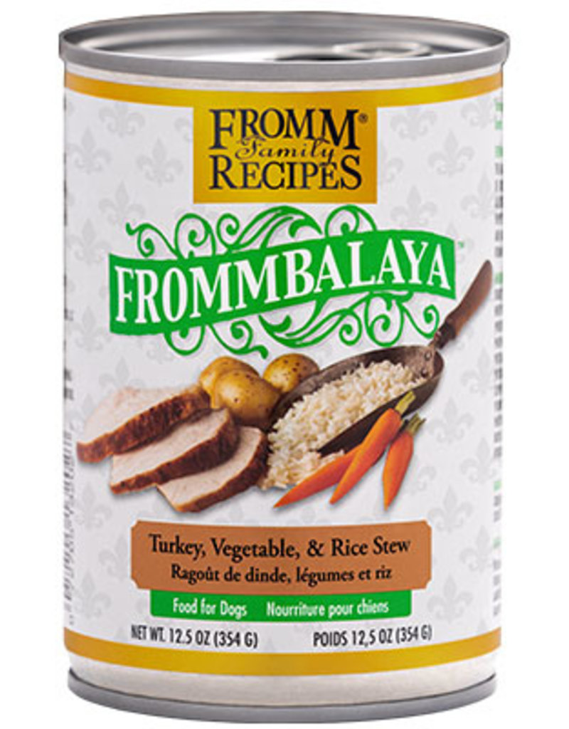 Fromm Fromm Canned Dog Food Frommbalaya Stew | Turkey Vegetable & Rice 12.5 oz CASE