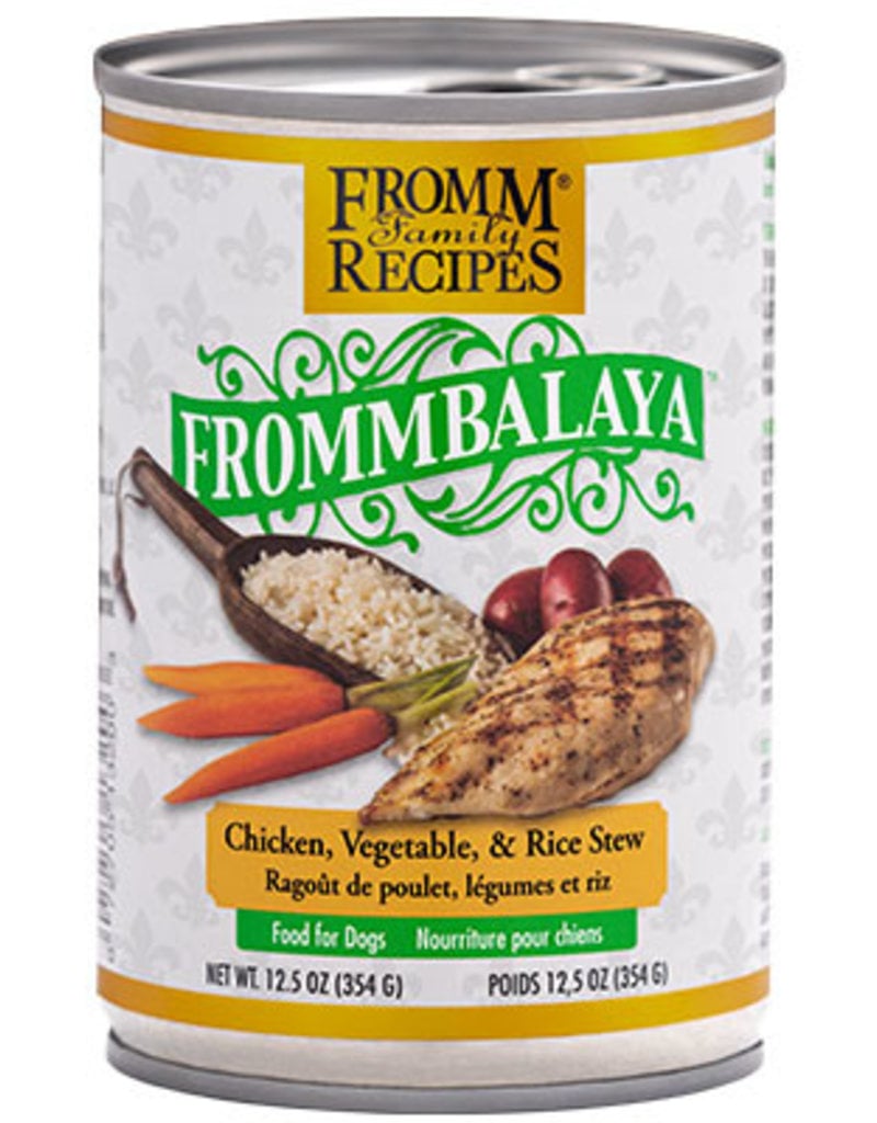 Fromm Fromm Canned Dog Food Frommbalaya Stew | Chicken Vegetable & Rice 12.5 oz CASE