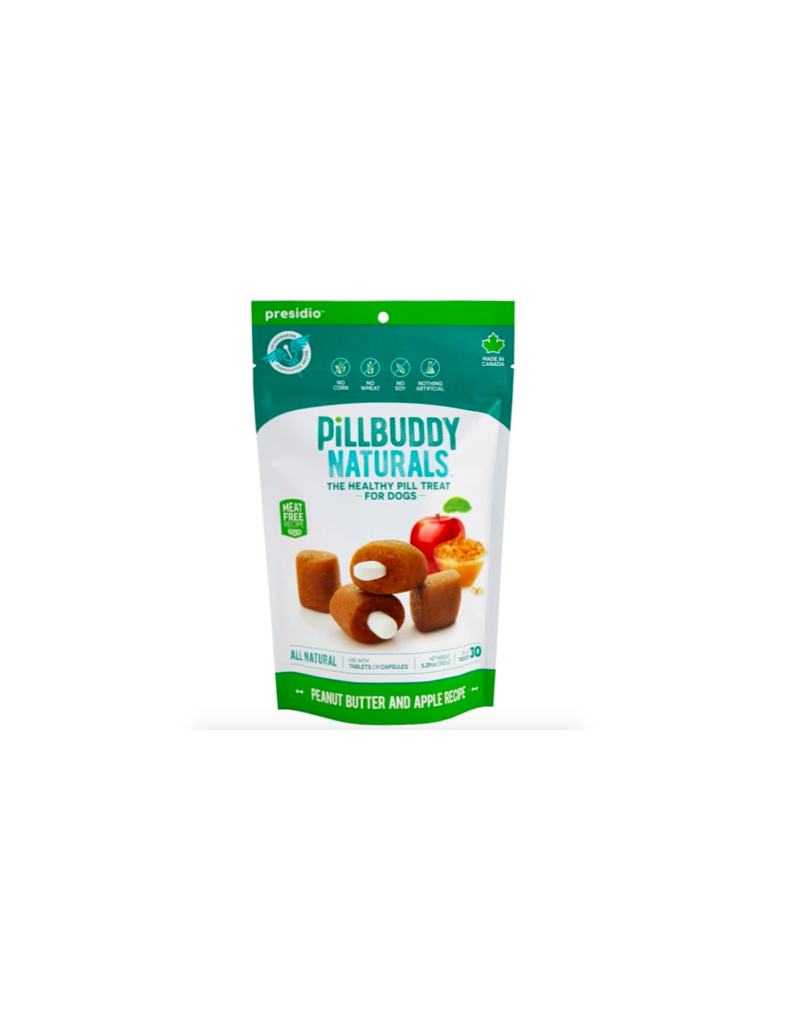Presidio Natural Pet Co Presidio Pill Buddy Naturals | Peanut Butter and Apple 30 ct