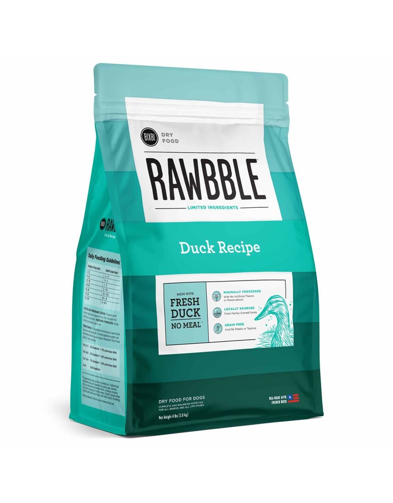 Bixbi Bixbi Rawbble Dog Kibble | Duck 4 lb