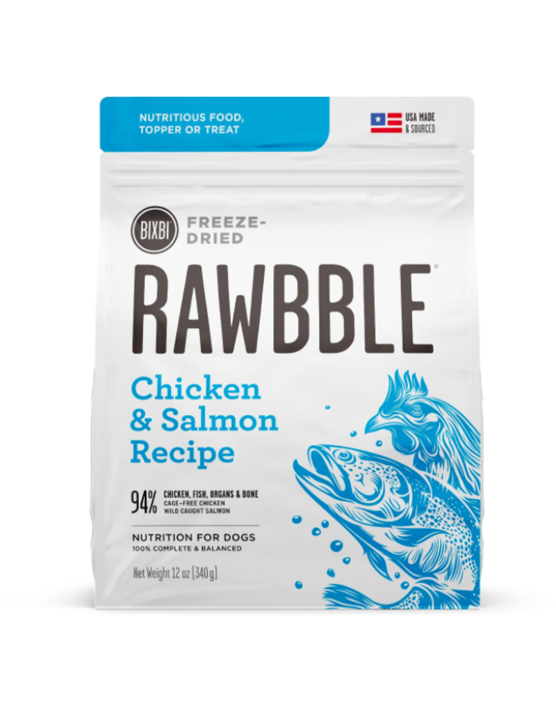 Bixbi Bixbi Freeze Dried Rawbble Salmon & Chicken 26 oz