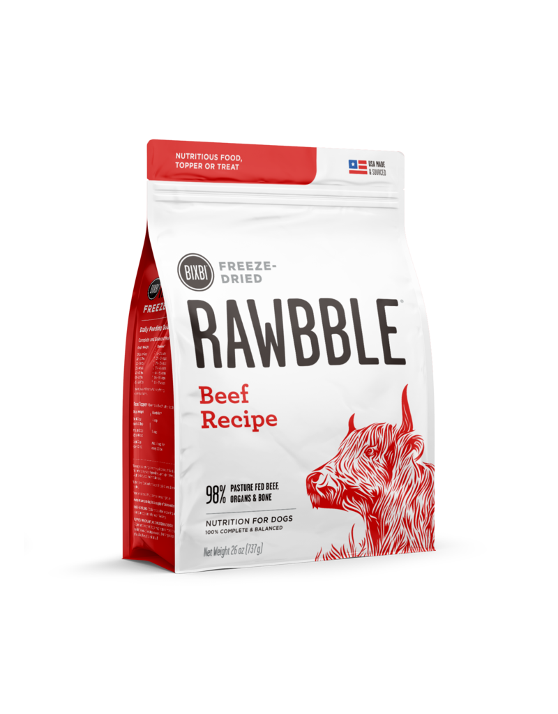 Bixbi Bixbi Freeze Dried Rawbble Beef 26 oz