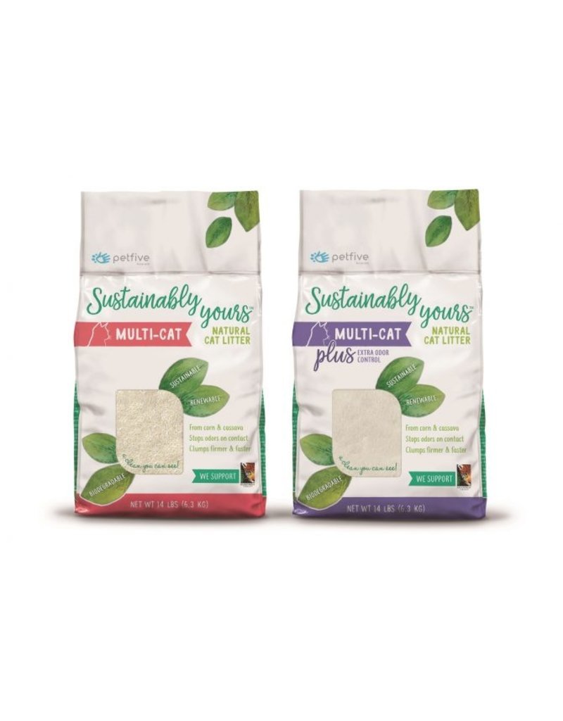 Sustainably Yours Sustainably Yours | Natural Cat Litter Multi-Cat Plus 13 lb (* Litter 12 lbs or More for Local Delivery or In-Store Pickup Only. *)