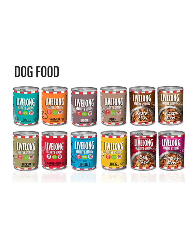 Livelong LiveLong Canned Dog Food | Pork & Sweet Potato Recipe 13 oz