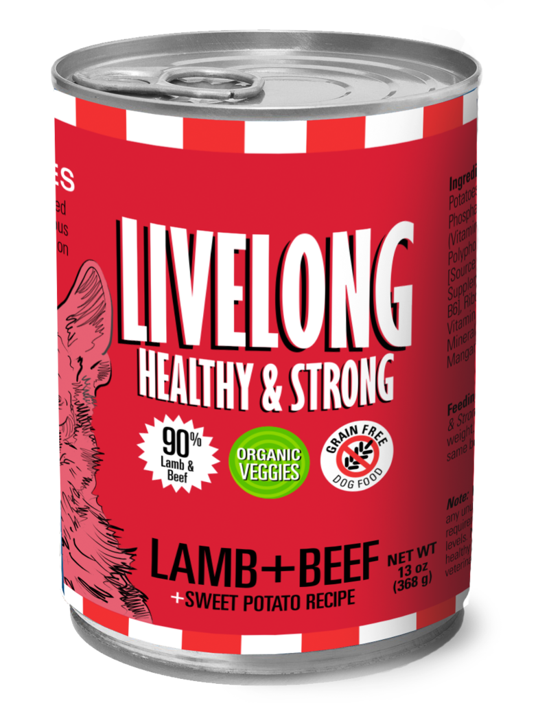 Livelong LiveLong Canned Dog Food | Lamb, Beef & Sweet Potato Recipe 13 oz