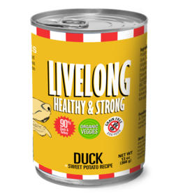 Livelong LiveLong Canned Dog Food | Duck & Sweet Potato Recipe 13 oz