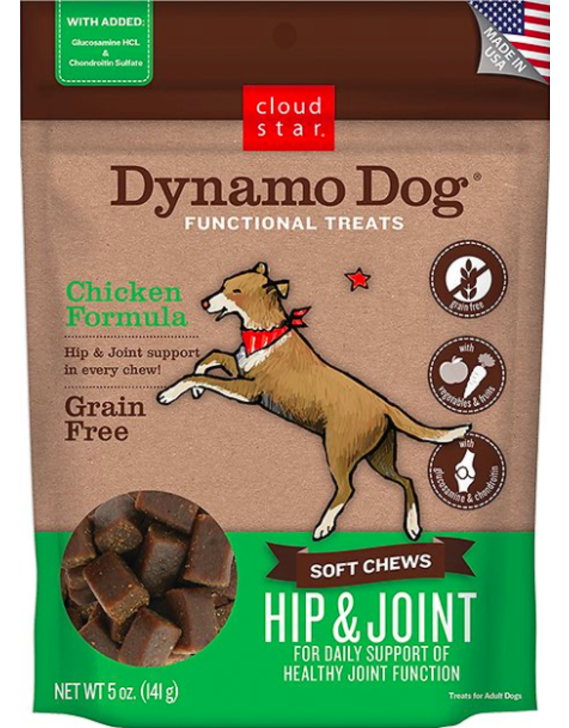 Cloud Star Cloud Star Dynamo Dog Functional Treats Hip & Joint Chicken 14 oz