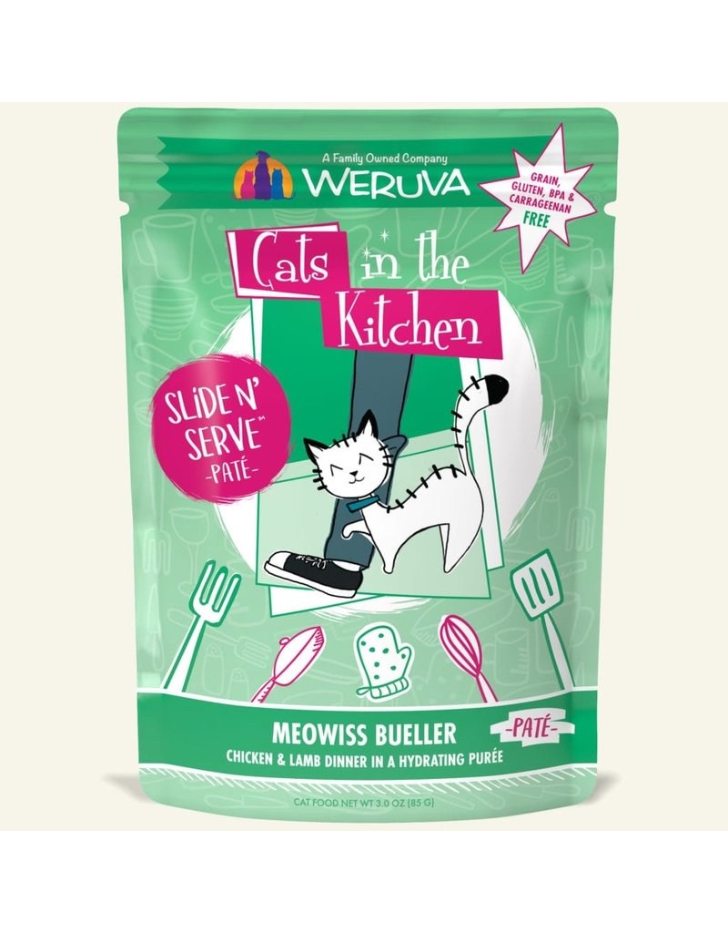 Weruva Weruva CITK Pate Cat Pouches | Meowiss Bueller 3 oz CASE