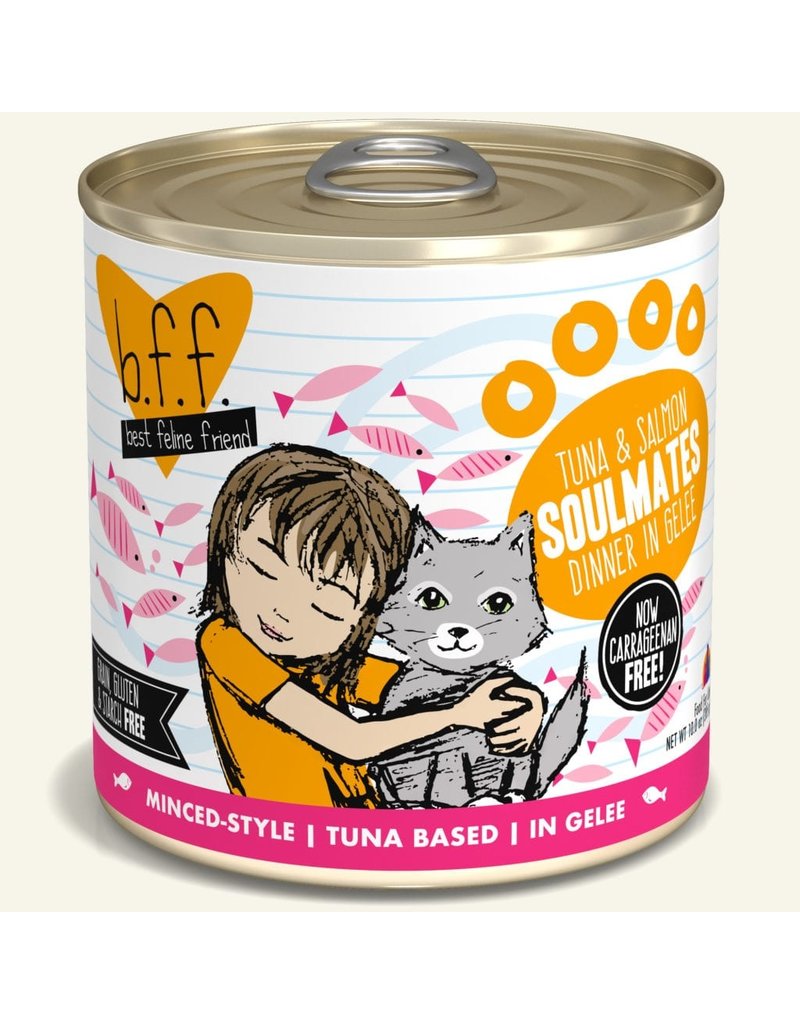 Weruva Best Feline Friend Canned Cat Food Tuna & Salmon Soulmates 10 oz CASE