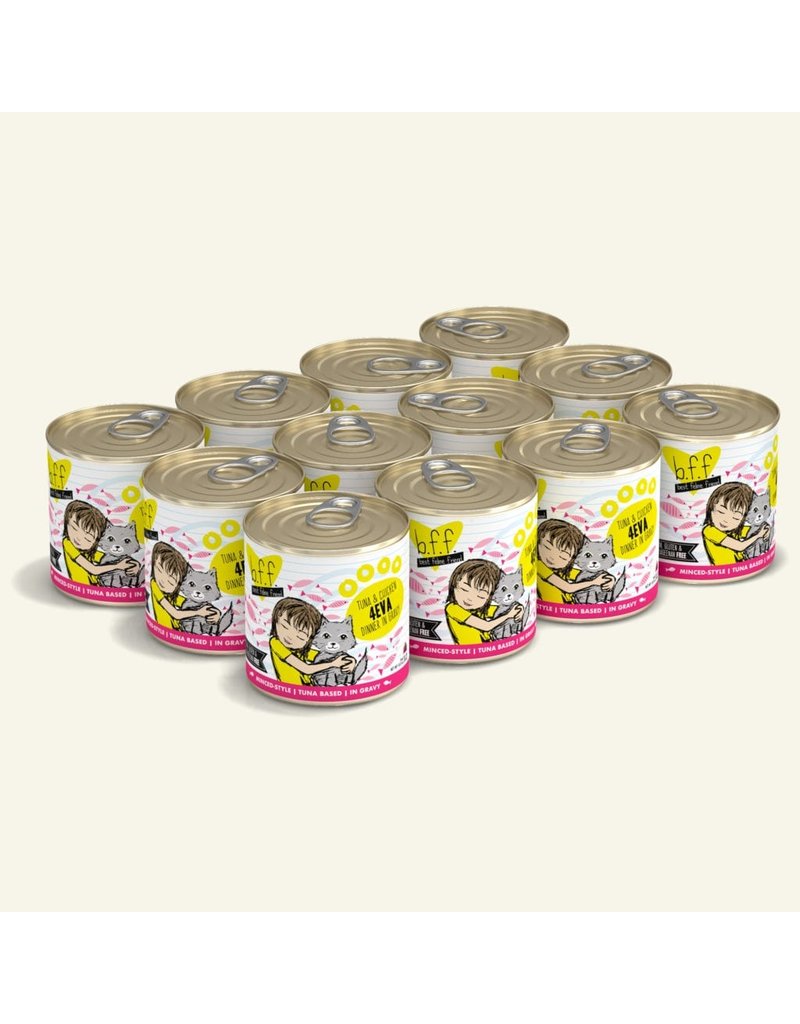 Weruva Best Feline Friend Canned Cat Food Tuna & Chicken 4Eva 10 oz single