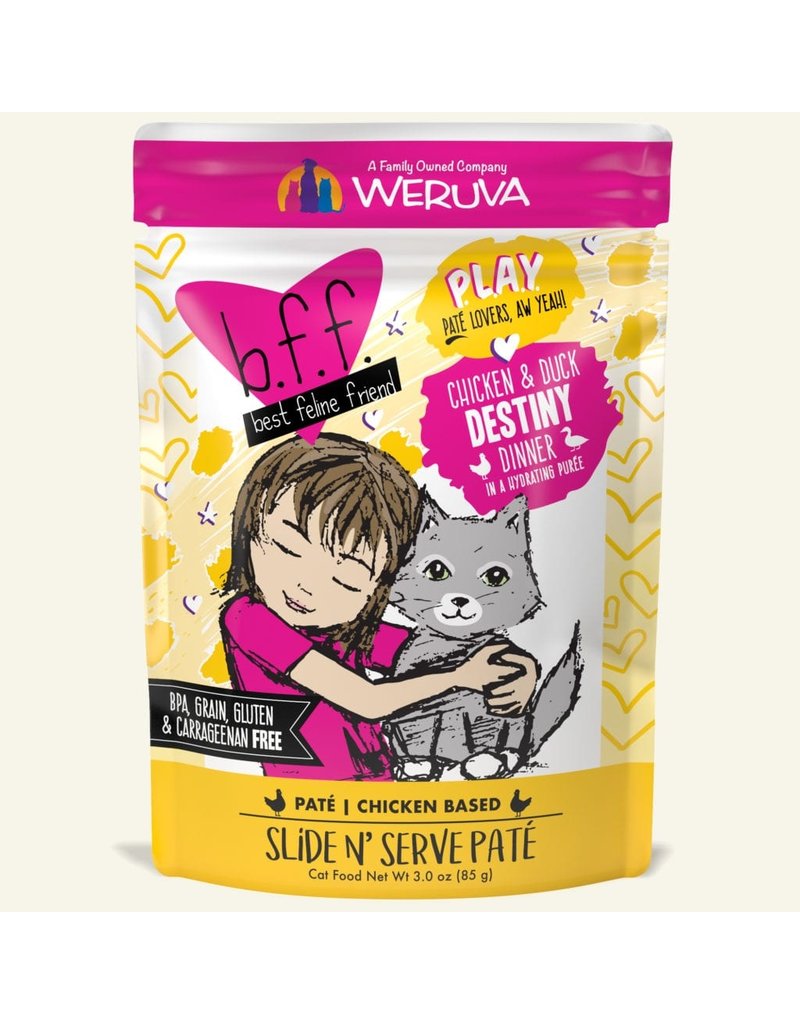 Weruva Weruva BFF PLAY Chicken Based Pate Pouch | Destiny Chicken & Duck 3 oz