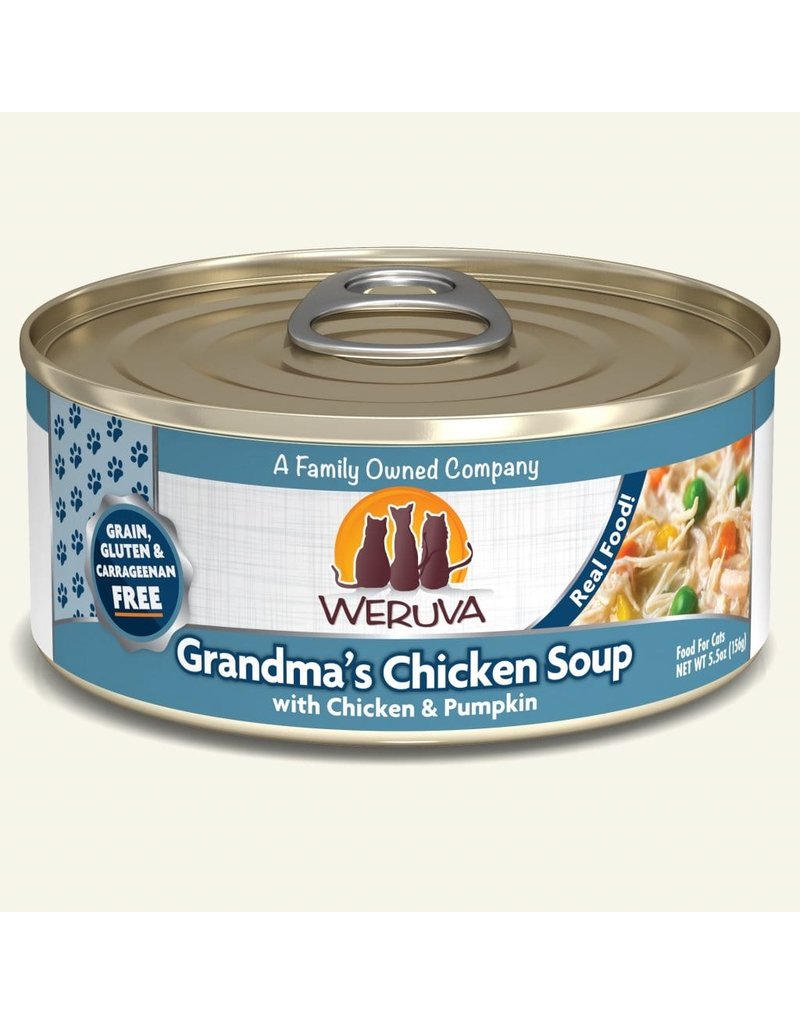 Weruva Weruva Classics Canned Cat Food | Grandma's Chicken Soup 5.5 oz CASE