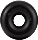 Goughnuts Z Goughnuts 0.75 Ring Dog Toys | Black 10-40 lbs