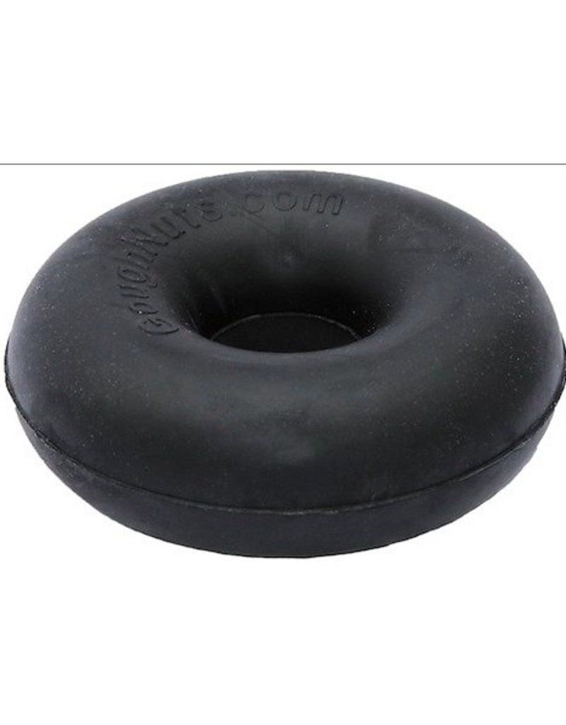 Goughnuts Z Goughnuts 0.75 Ring Dog Toys | Black 10-40 lbs