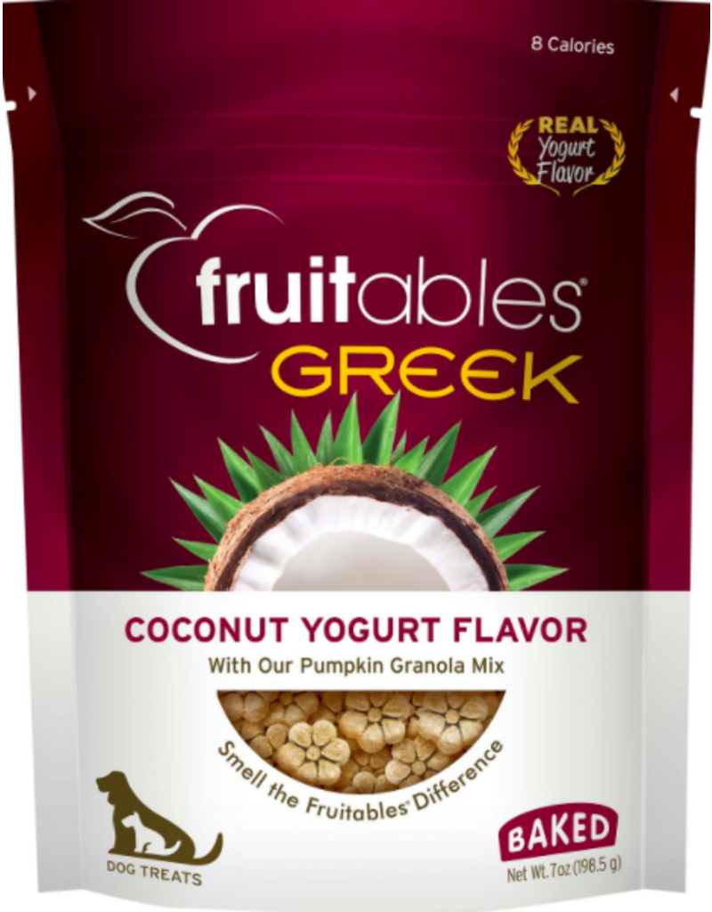 Fruitables Fruitables Crunchy Dog Treats Greek Coconut Yogurt 7 oz