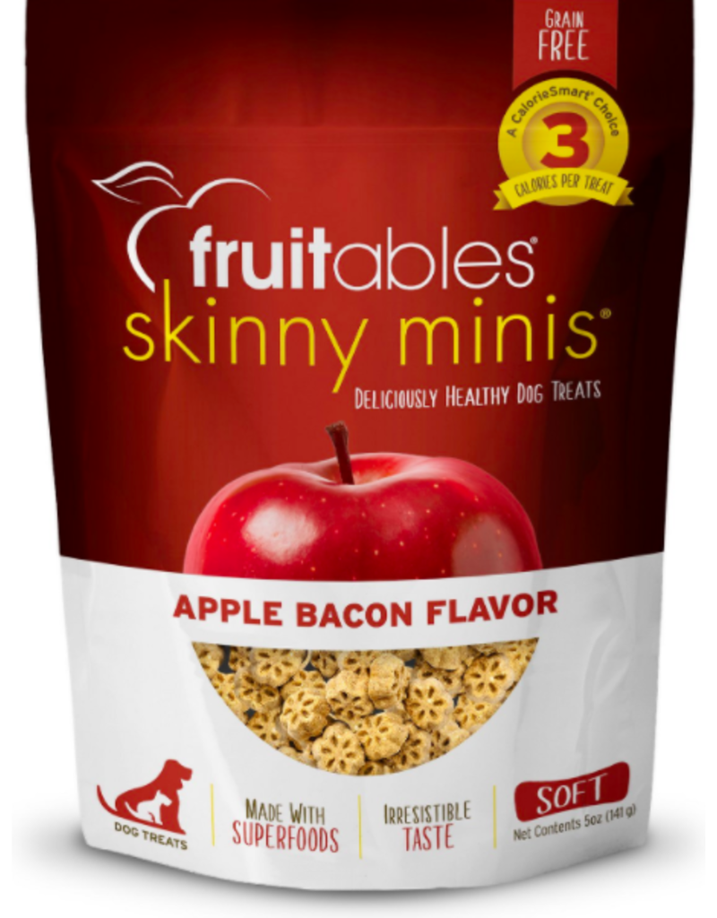 Fruitables Fruitables Skinny Minis Soft Dog Treats Apple Bacon 5 oz