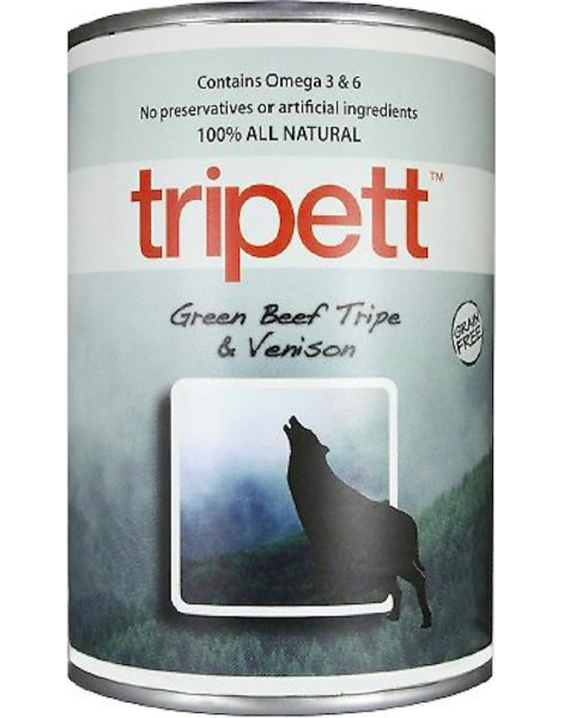 Tripett Tripett Canned Dog Food CASE | Beef Green Tripe with Venison 13 oz