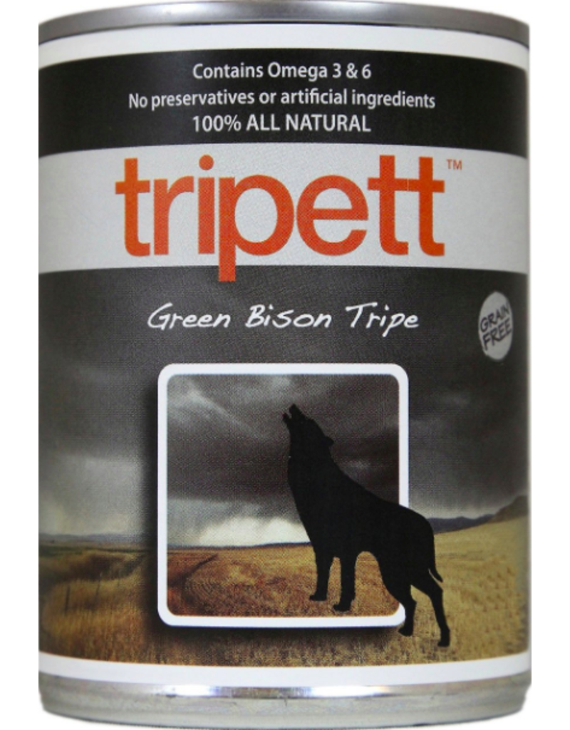 Tripett Tripett Canned Dog Food Bison Green Tripe 13 oz single