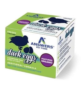 Answer's Pet Food Answers Rewards CASE | Duck Eggs 4 ct (*Frozen Products for Local Delivery or In-Store Pickup Only. *)