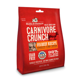 Stella & Chewy's DISC/M Stella & Chewy's Freeze Dried Dog Treats | Carnivore Crunch Grass-Fed Beef 3.25 oz