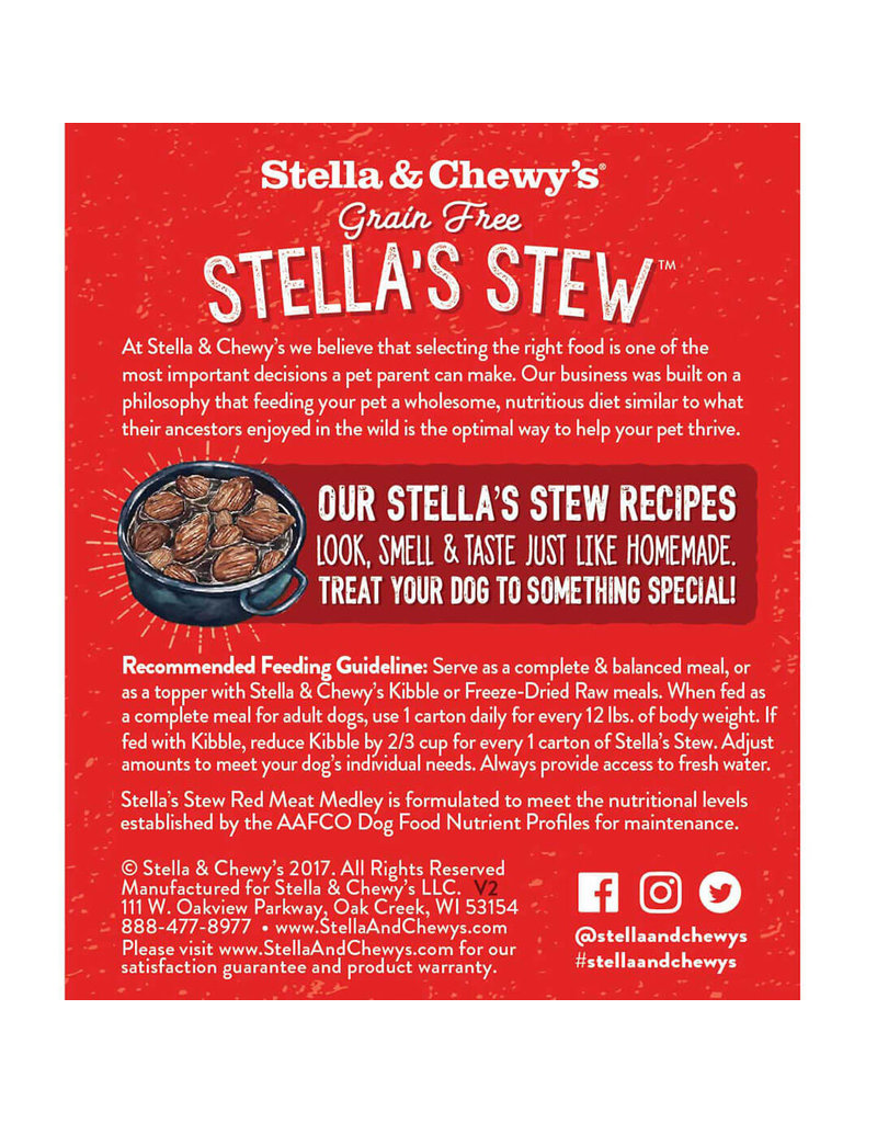 Stella & Chewy's Stella & Chewy's Canned Dog Food | Red Meat Medley 11 oz CASE