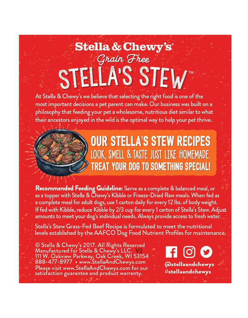 Stella & Chewy's Stella & Chewy's Canned Dog Food | Grass-Fed Beef 11 oz CASE