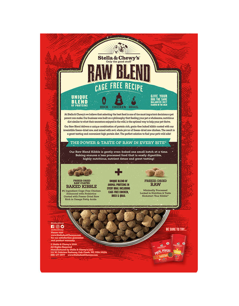 Stella & Chewy's Stella & Chewy's Raw Blend Dog Kibble | Cage Free 22 lb