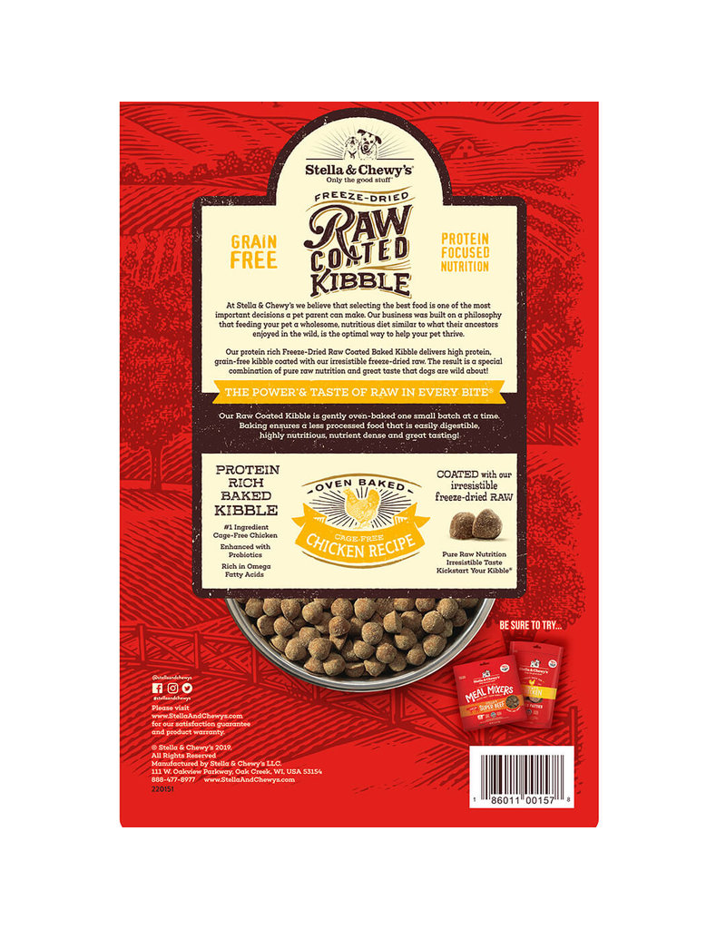 Stella & Chewy's Stella & Chewy's Raw Coated Dog Kibble | Chicken 10 lb