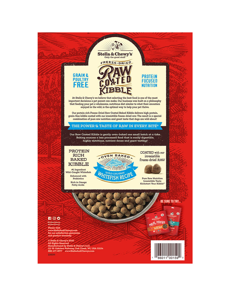 Stella & Chewy's Stella & Chewy's Raw Coated Dog Kibble | Whitefish 22 lb
