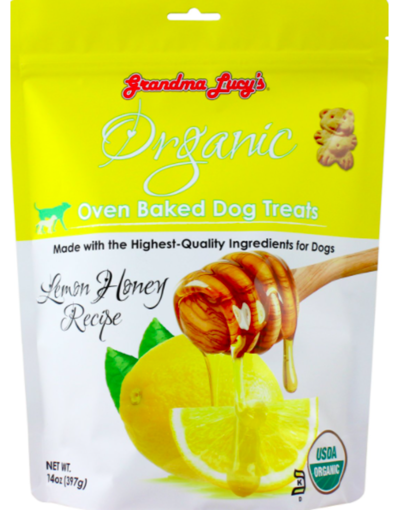 Grandma Lucy's Grandma Lucy's Crunchy Dog Treats Organic Lemon Honey 14 oz
