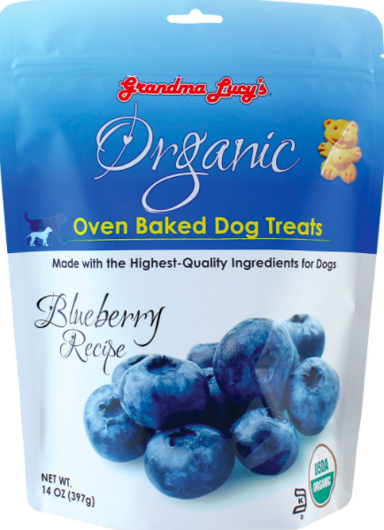 Grandma Lucy's Crunchy Dog Treats Organic Blueberry - The Pet