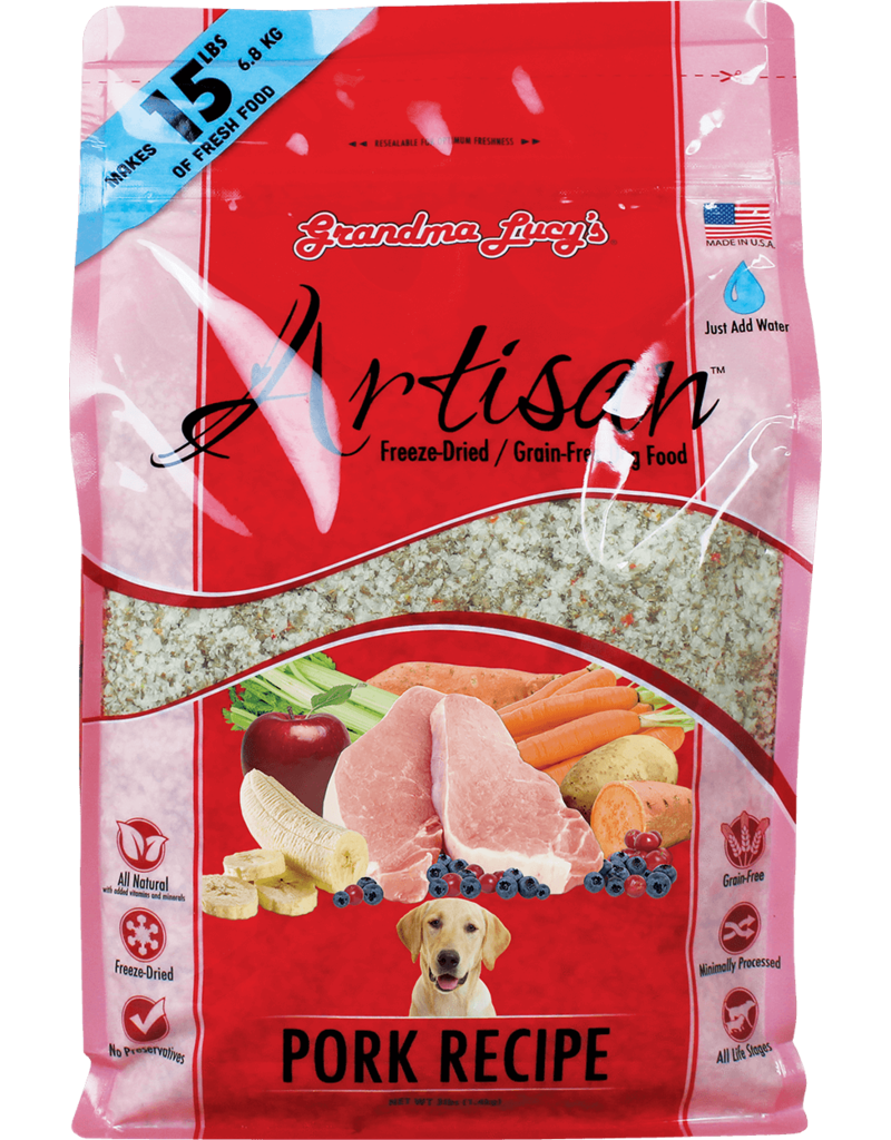 Grandma Lucy's Grandma Lucy's Artisan Dog Food Pork 3 lbs