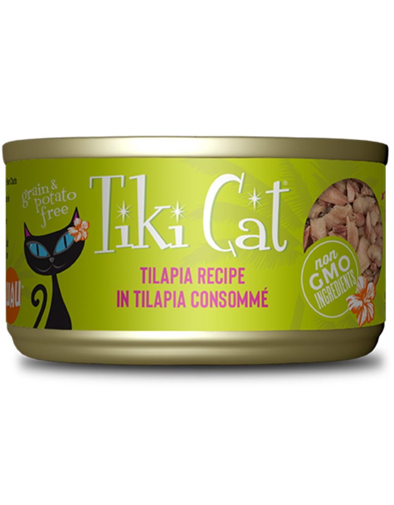 Tiki Cat Tiki Cat Canned Cat Food Kapi'Olani Luau (Tilapia) 2.8 oz single