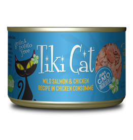 Tiki Cat Tiki Cat Canned Cat Food Napili Luau (Wild Salmon & Chicken) 6 oz single