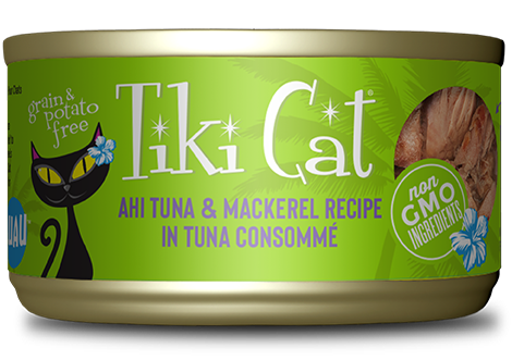 Tiki Cat Papeekeo Luau Grain Free Ahi Tuna And Mackrel In Tuna Consomme Canned Cat Food Tiki Cat Papeekeo Luau Grain Free Ahi Tuna And Mackrel In Tuna Consomme Canned Cat Food