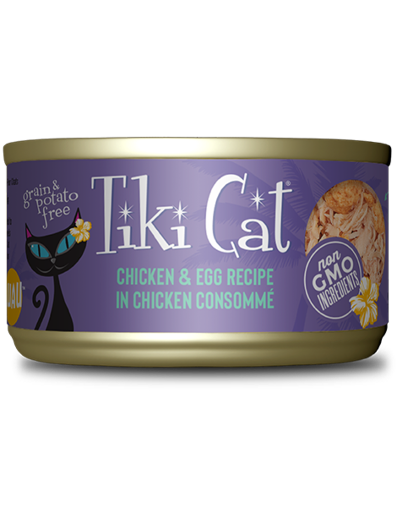 Tiki Cat Tiki Cat Canned Cat Food Koolina Luau (Chicken w/ Egg) 2.8 oz CASE