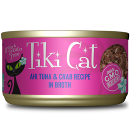 Tiki Cat Tiki Cat Canned Cat Food Hana Grill (Ahi Tuna w/ Crab) 2.8 oz single