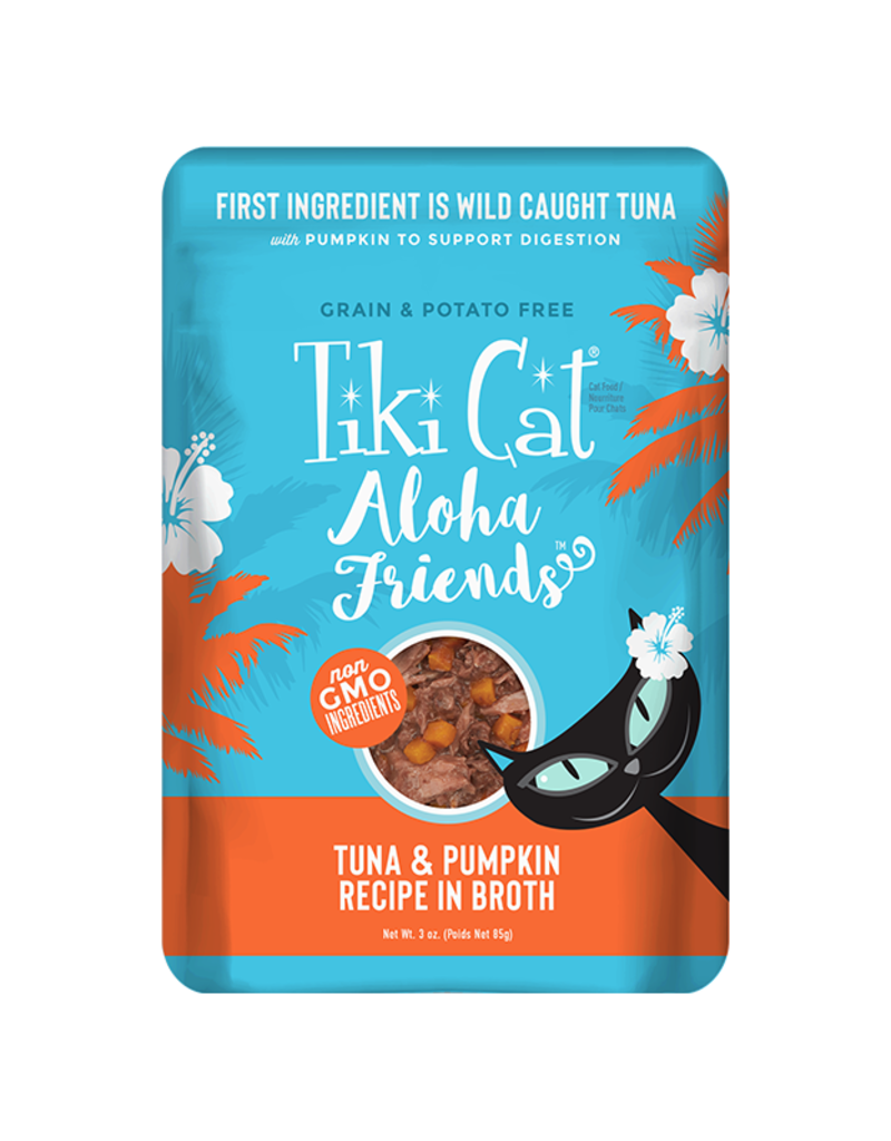 Tiki Cat Tiki Cat Aloha Friends Pouches Tuna w/ Pumpkin 3 oz single