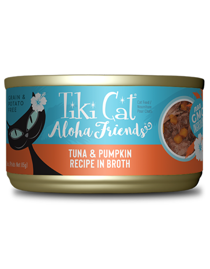 Tiki Cat Tiki Cat Aloha Friends Canned Cat Food Tuna w/ Pumpkin 3 oz CASE