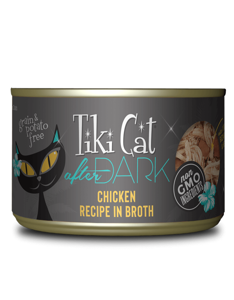 Tiki Cat Tiki Cat After Dark Canned Cat Food Chicken 5.5 oz single