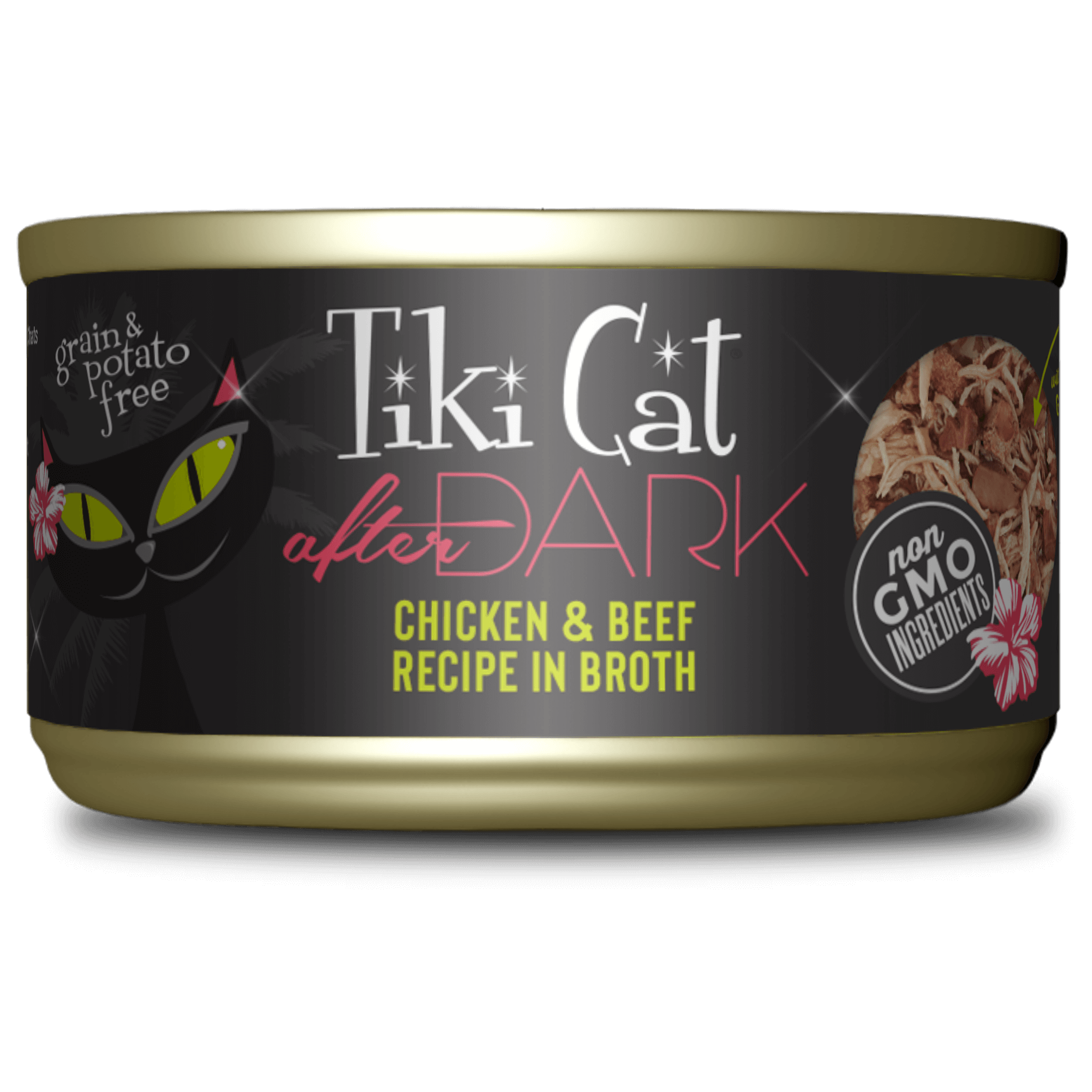 Tiki Cat After Dark Grain Free Chicken Canned Cat Food Tiki Cat After Dark Grain Free Chicken Canned Cat Food