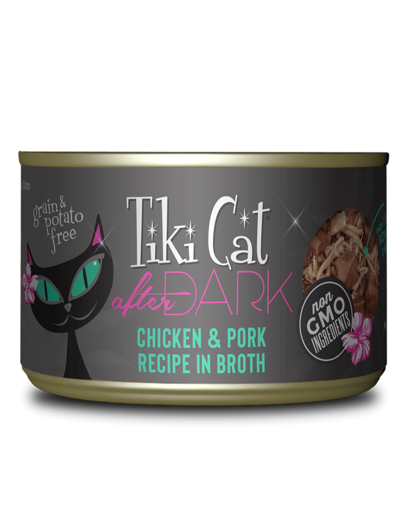 Tiki Cat Tiki Cat After Dark Canned Cat Food Chicken and Pork 5.5 oz single