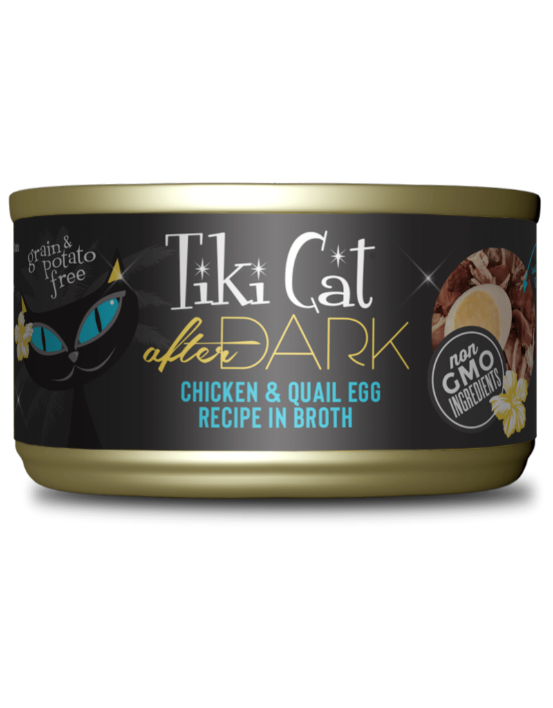 Tiki Cat Tiki Cat After Dark Canned Cat Food Chicken and Quail Egg 2.8 oz single