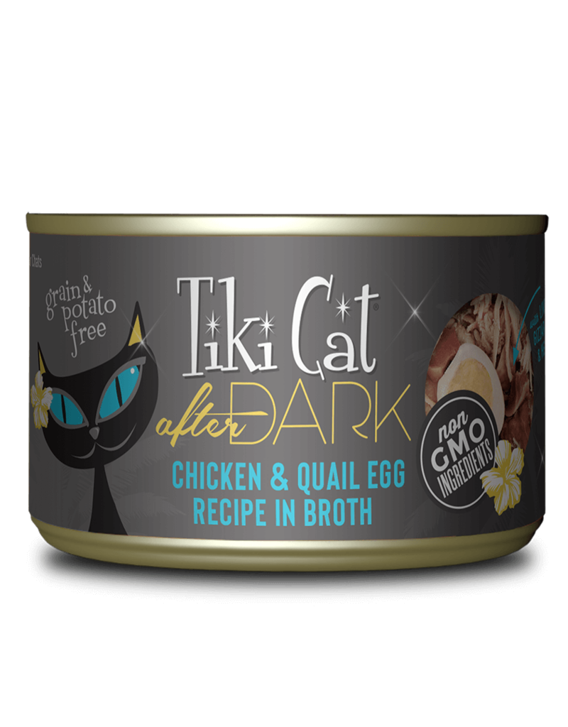 Tiki Cat Tiki Cat After Dark Canned Cat Food Chicken and Quail Egg 5.5 oz single