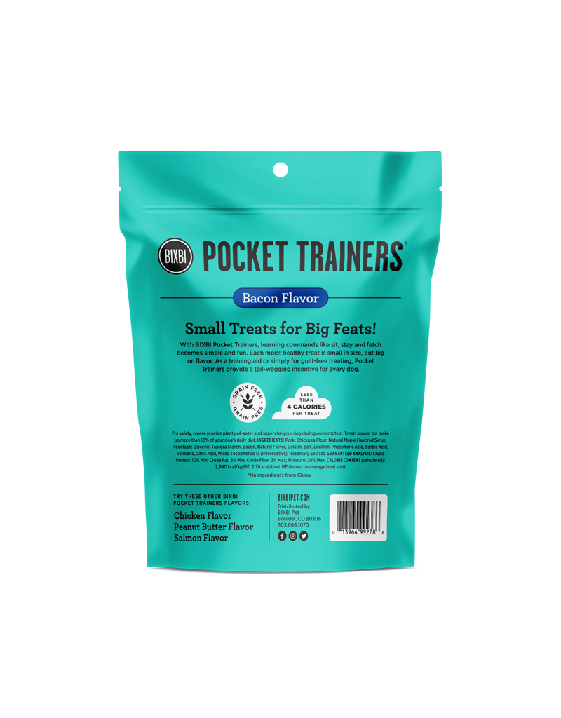 Bixbi Bixbi Pocket Trainers Bacon 6 oz